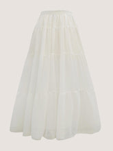JASMINE - 4 TIERED WHITE CHIFFON SKIRT